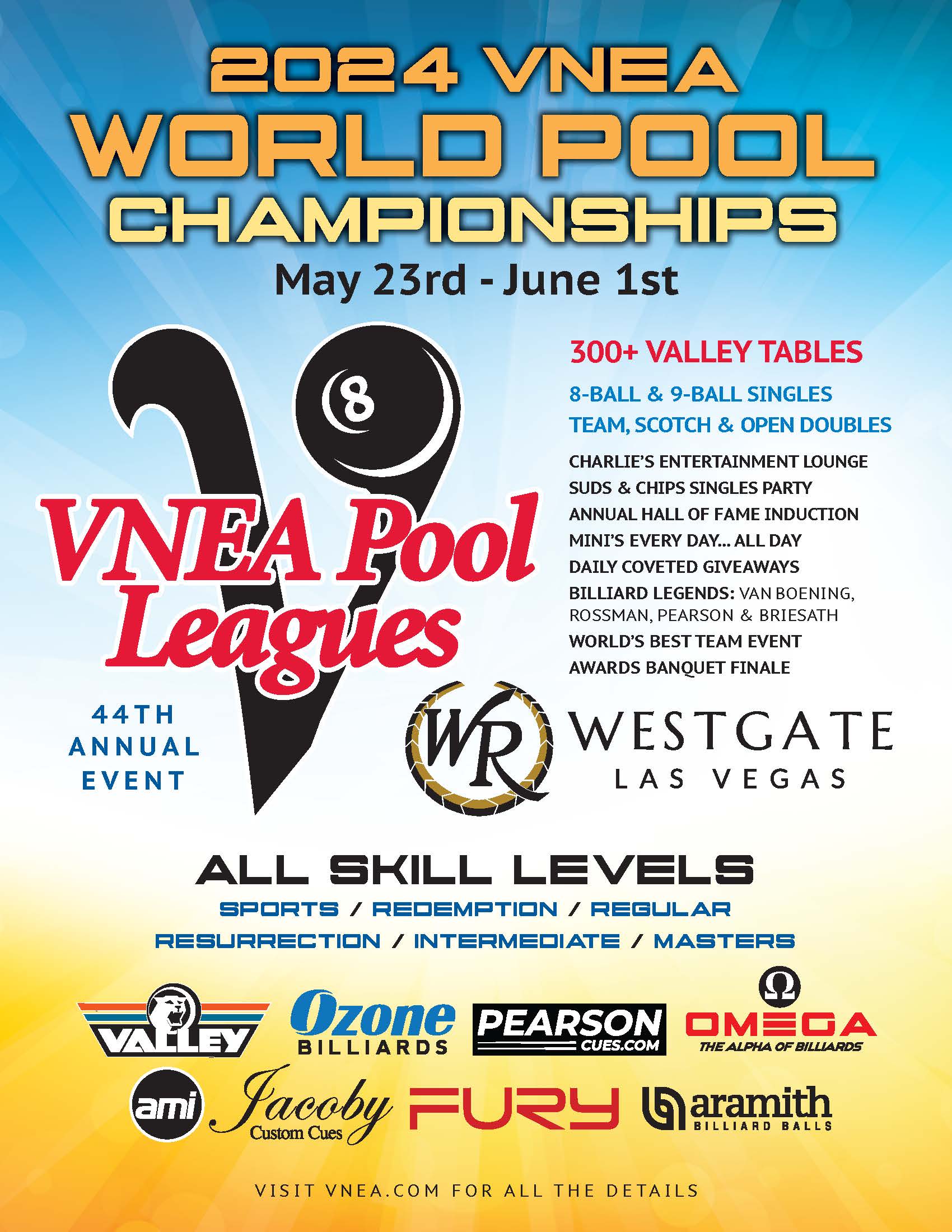 2024 VNEA World Pool Championships!