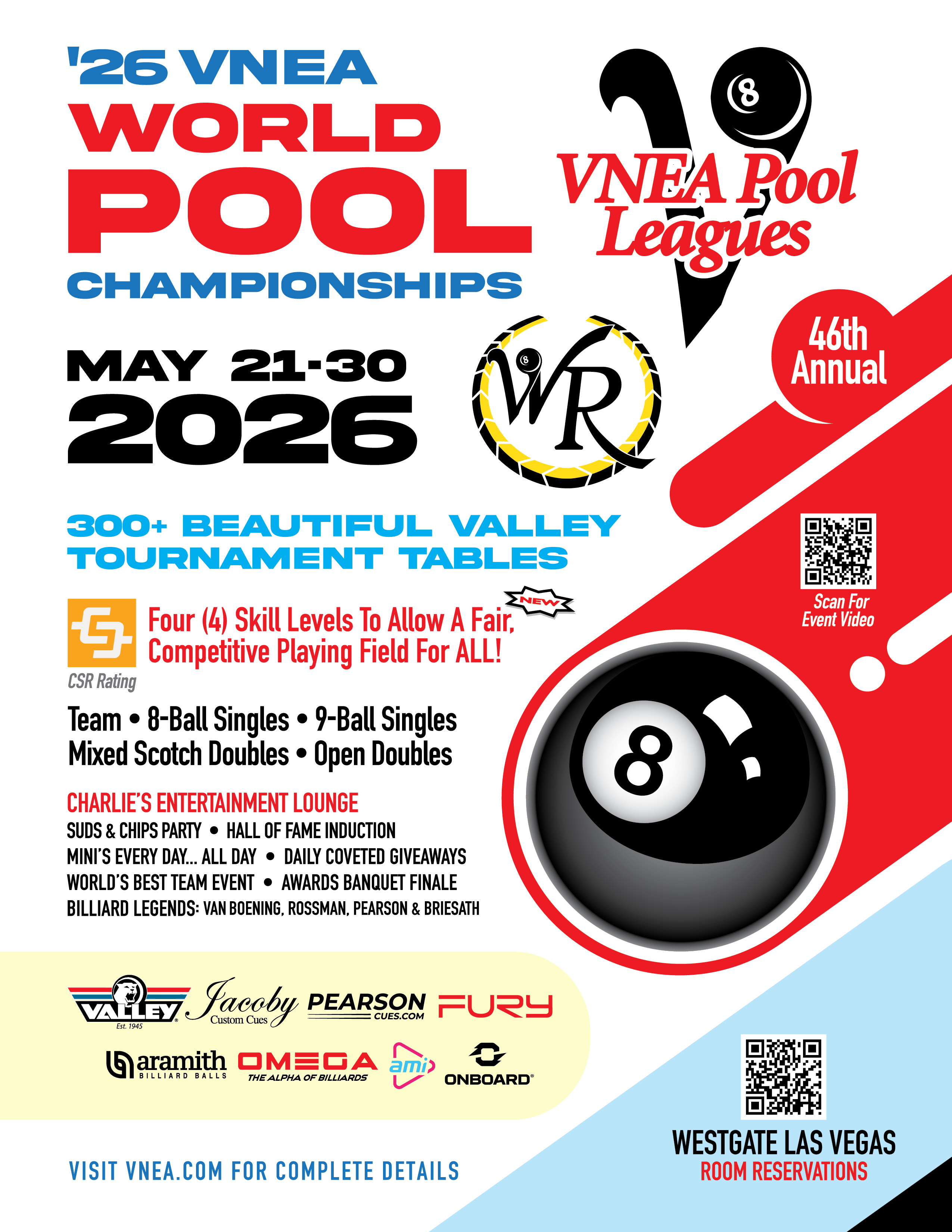 2026 VNEA World Pool Championships!