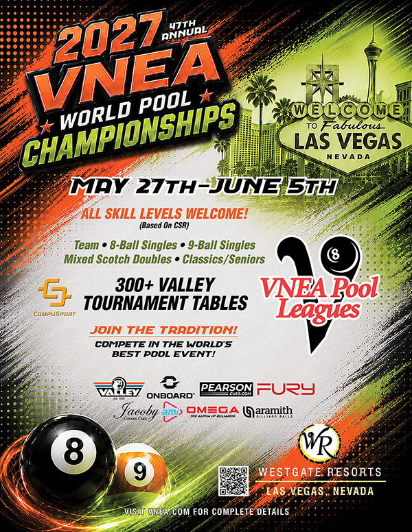 2027 VNEA World Pool Championships!